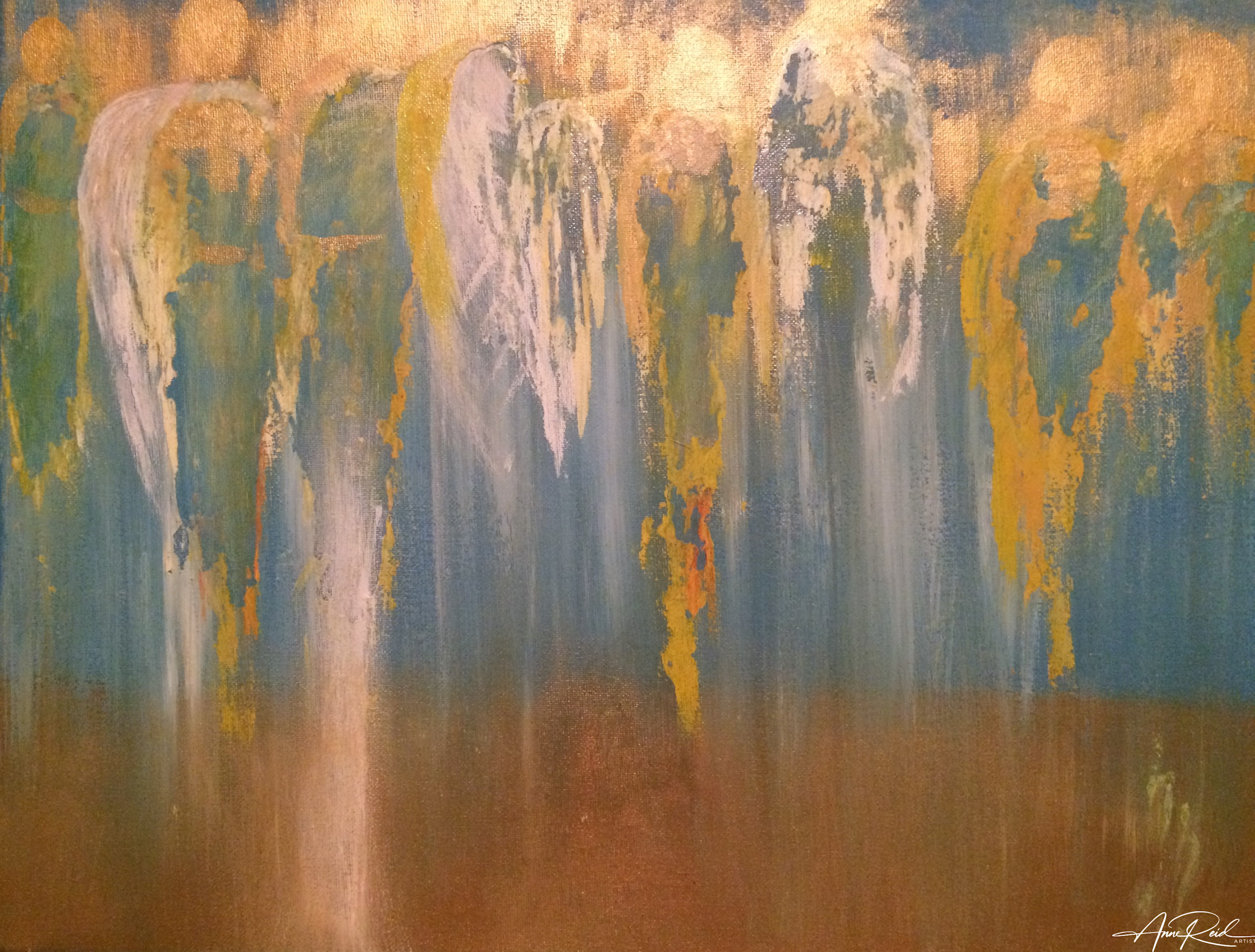 Angel Armies by Anne Reid Artist shown as an open edition fine art print.