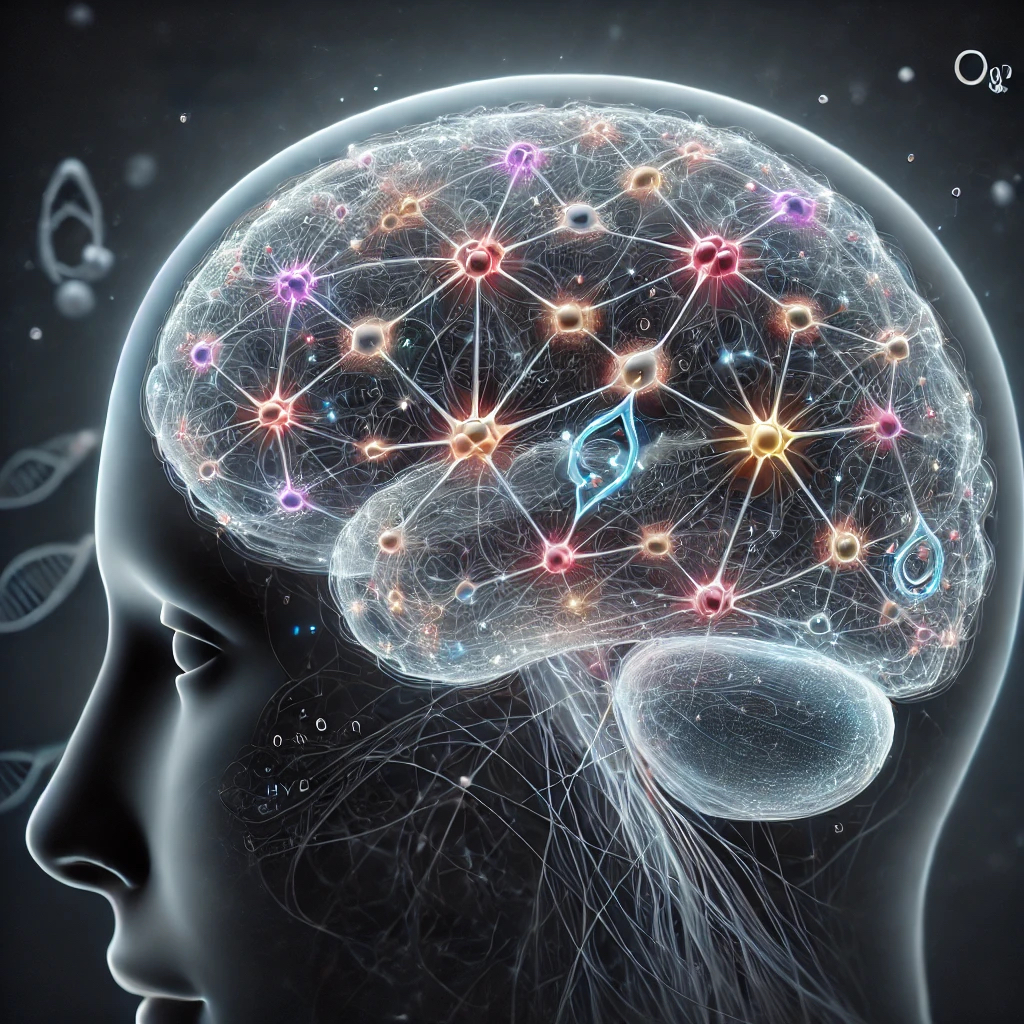 Human Brain and Hydrogen Qubits | Robbie George Photography