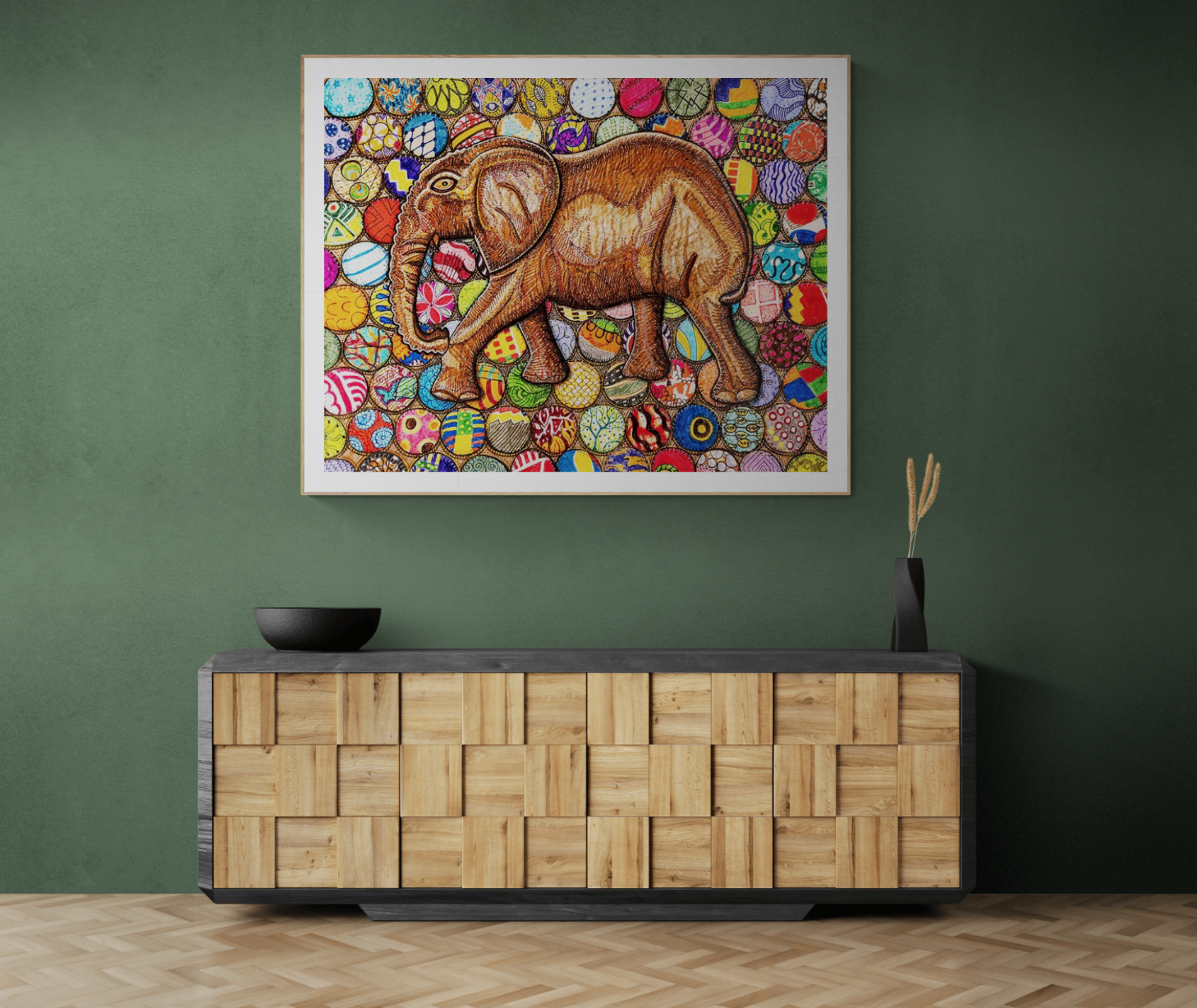 elephant leadership drawing