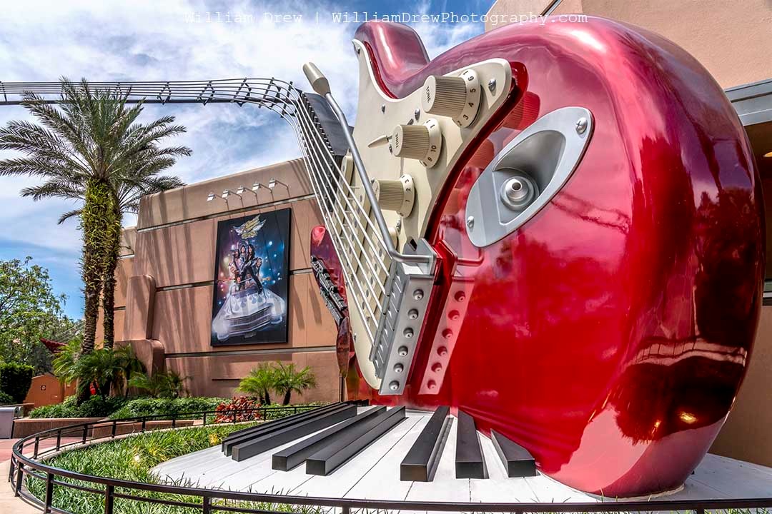 Rock 'n' Roller Coaster Giant Guitar at Hollywood Studios