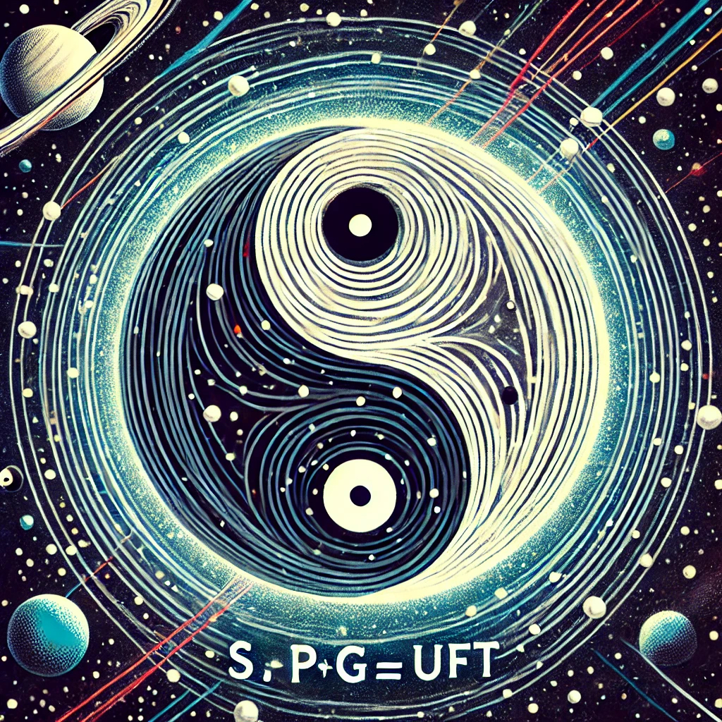 Robbie George’s Iconic Equation S(P+G)=UFT – Light, Gravity, and String Resonance