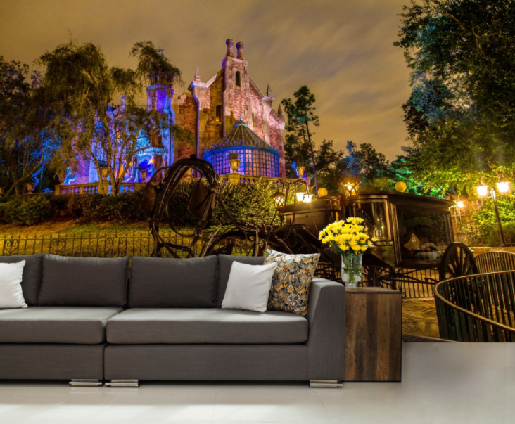 Haunted Mansion - Peel and Stick Wallpaper | William Drew Photography
