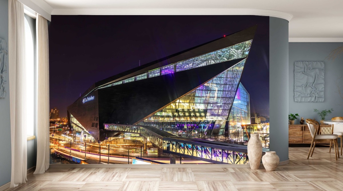 US Bank Stadium Minneapolis Wall Mural