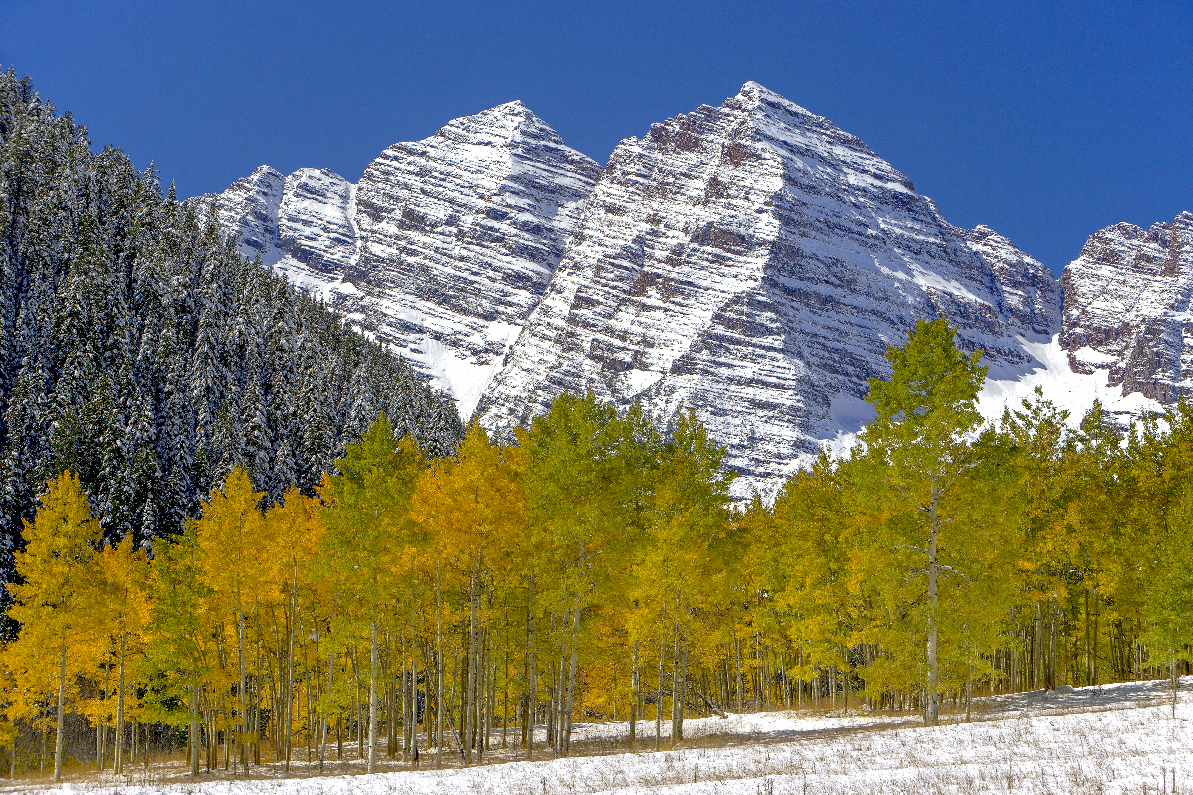 Colorado Mountains in Autumn Light
