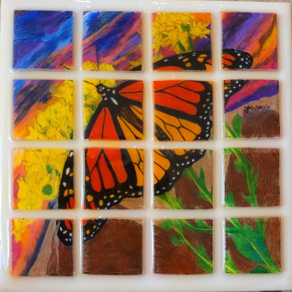 Tile / Coaster Shrink Plastic 4x4