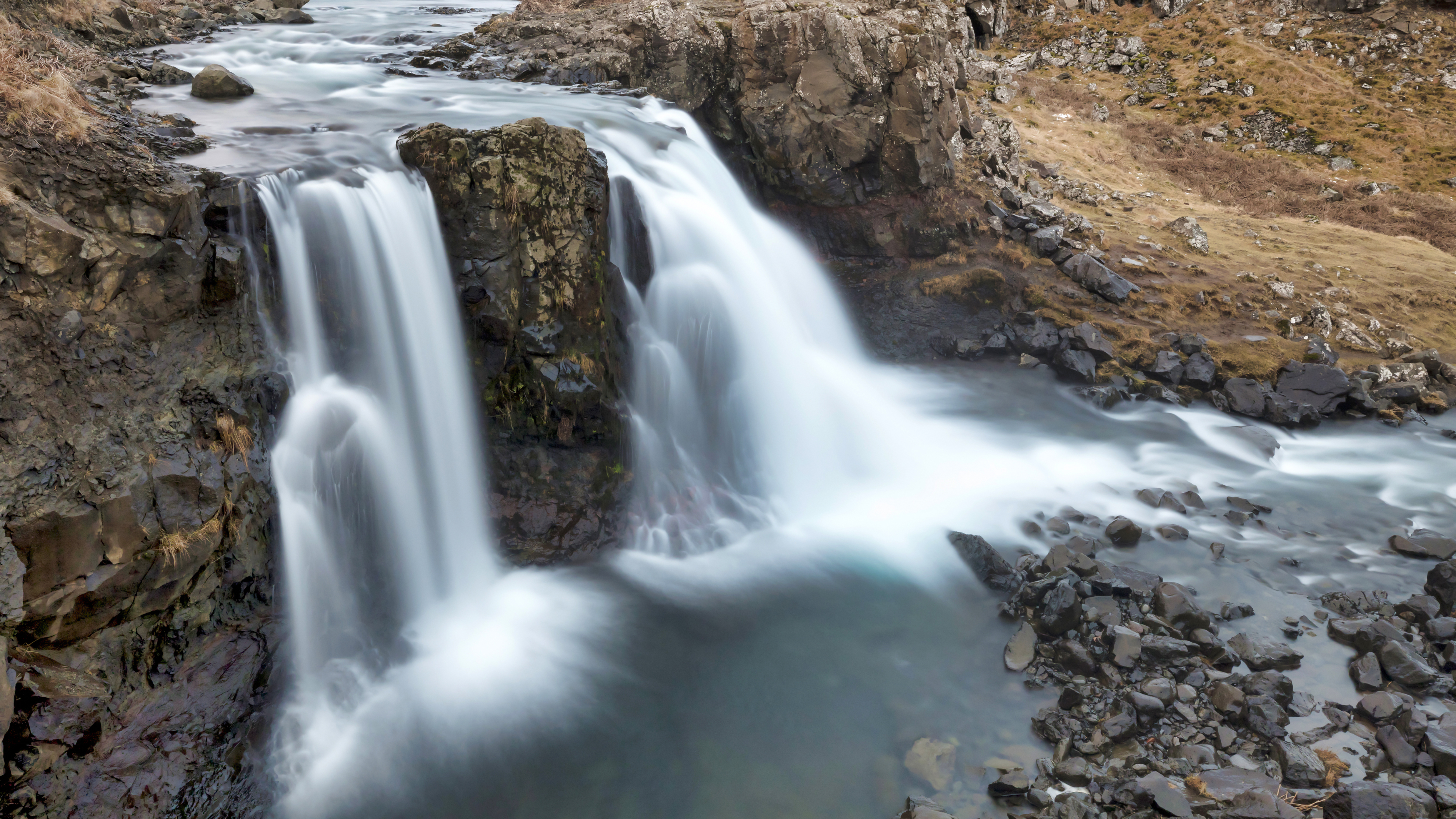 Waterfall In Iceland