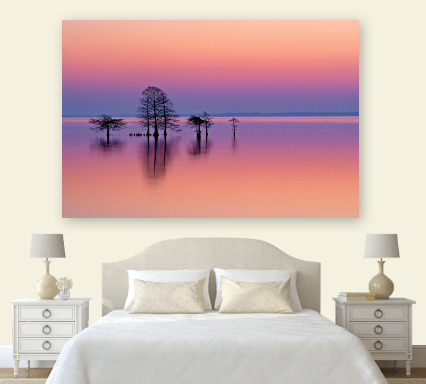 Comprehensive guide to fine art prints by Robbie George Photography, featuring metal, canvas, acrylic, and wood options.