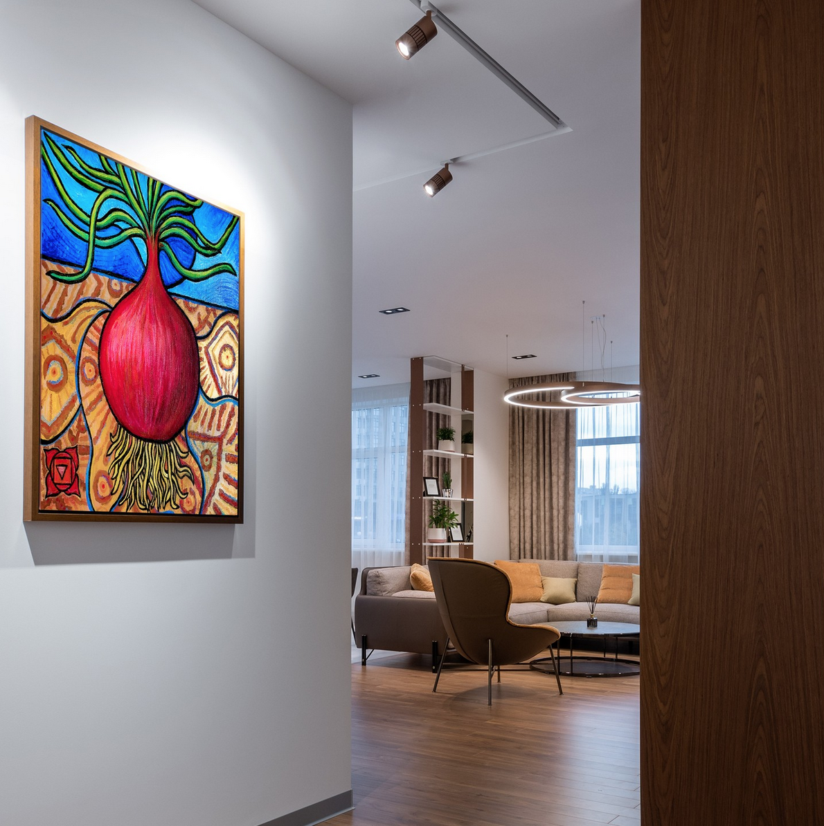root grounding meditation painting art print