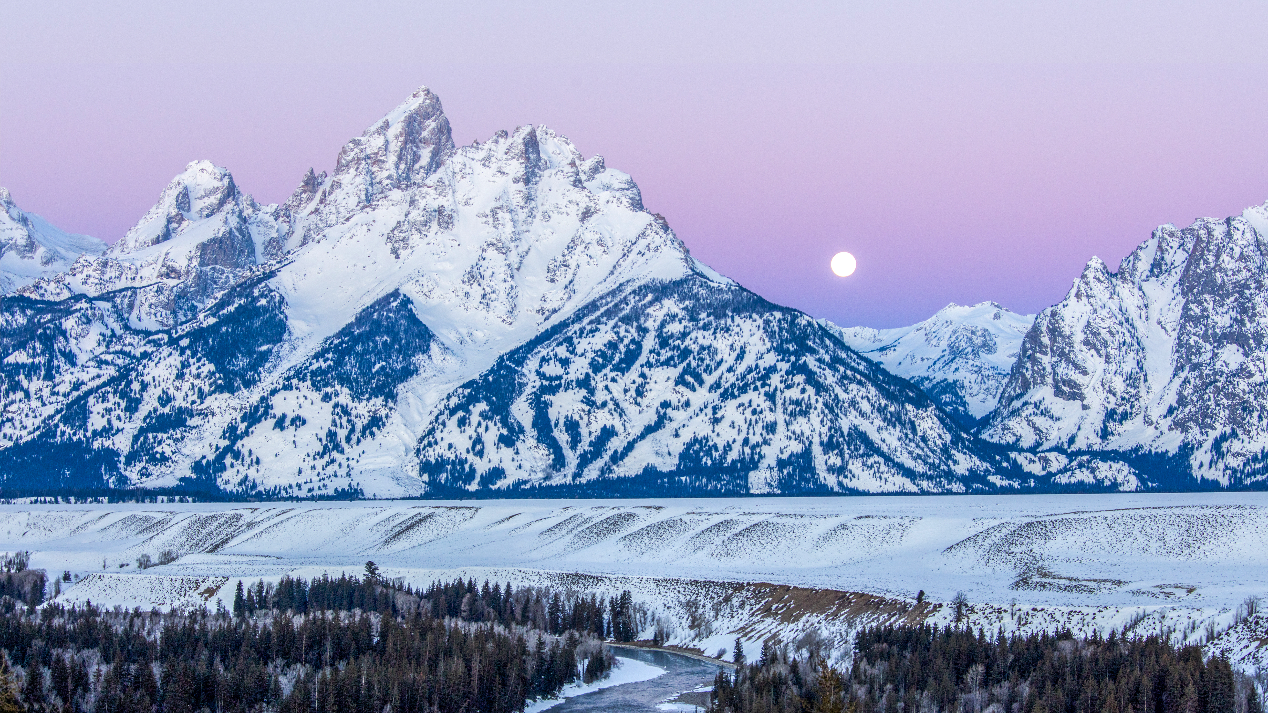 Grand Teton National Park in winter