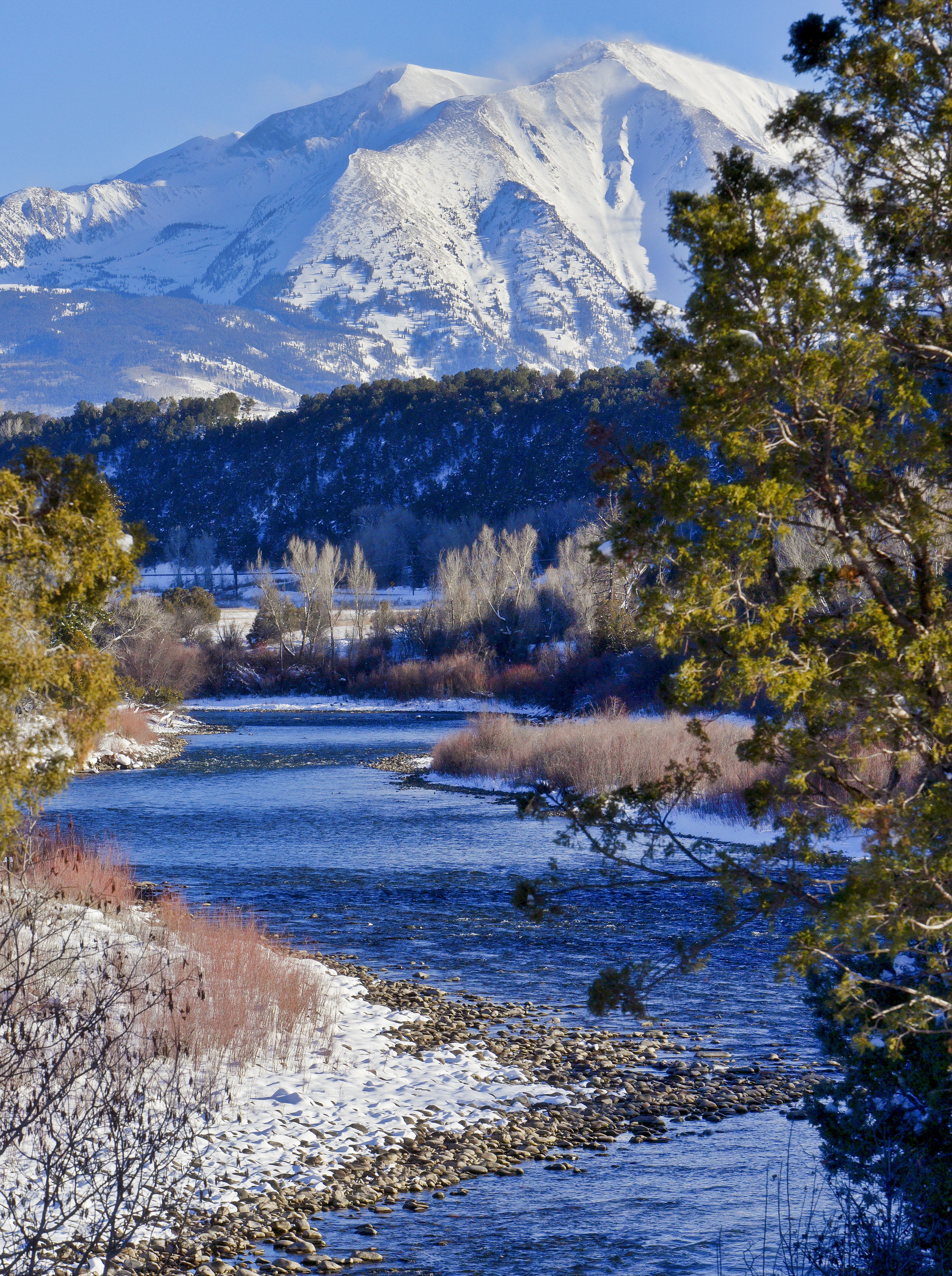 Roaring Fork River in Carbondale Colorado