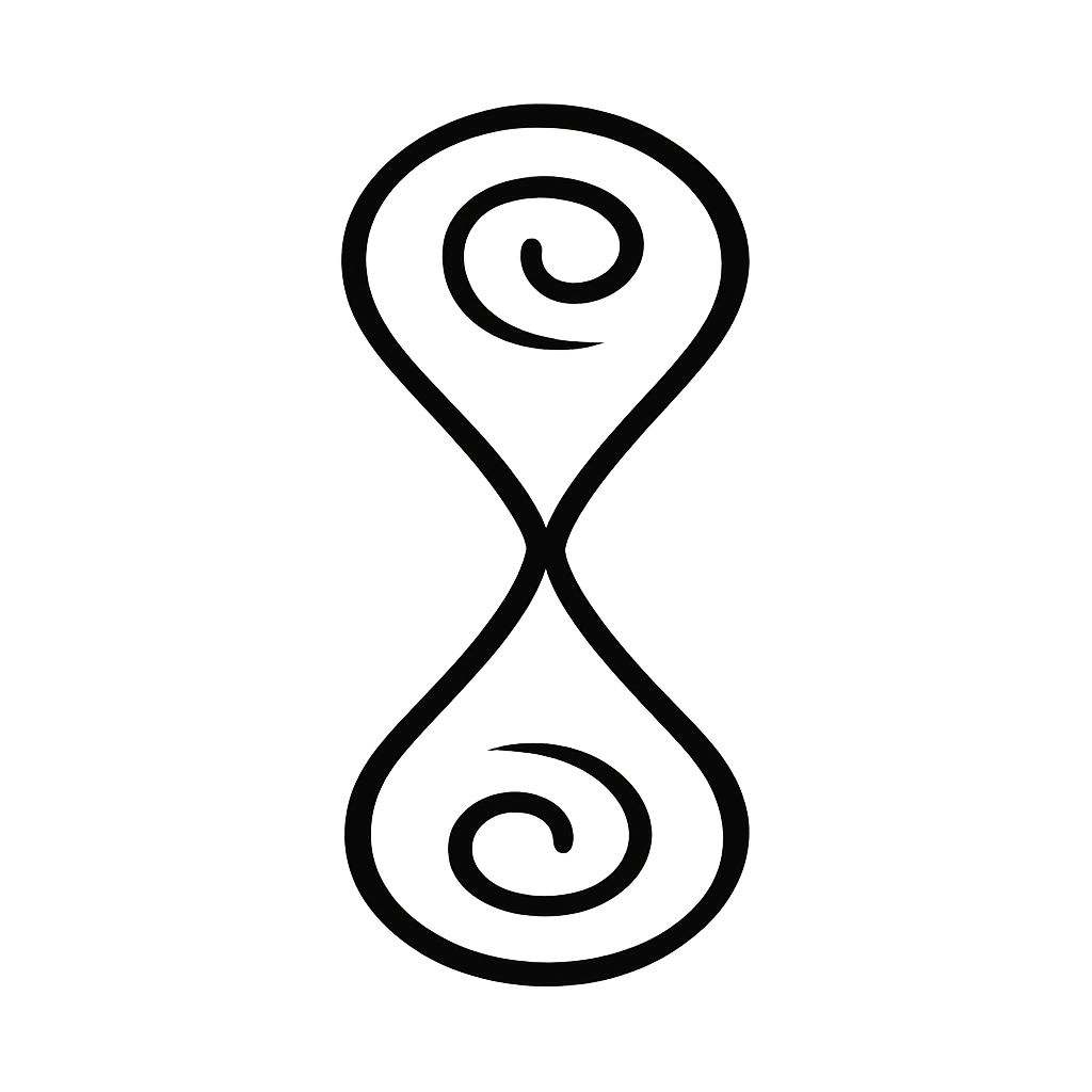 Event Horizon Polarity Glyph – Inversion point between black hole and sun
