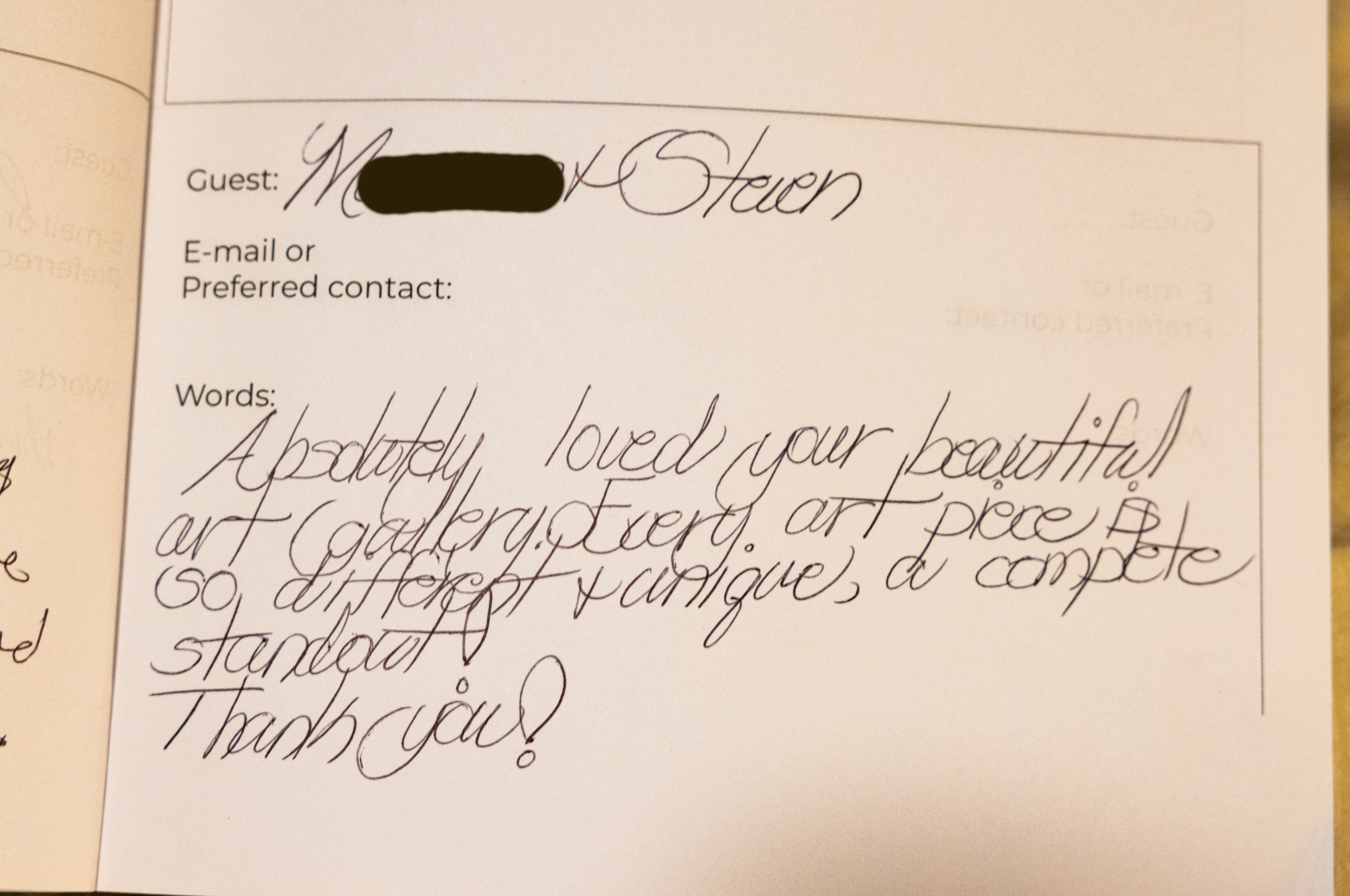 Snip of a review for GalleryCoronado.