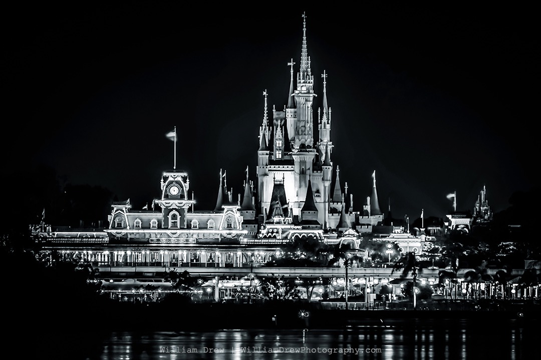 Magic Kingdom Black and White