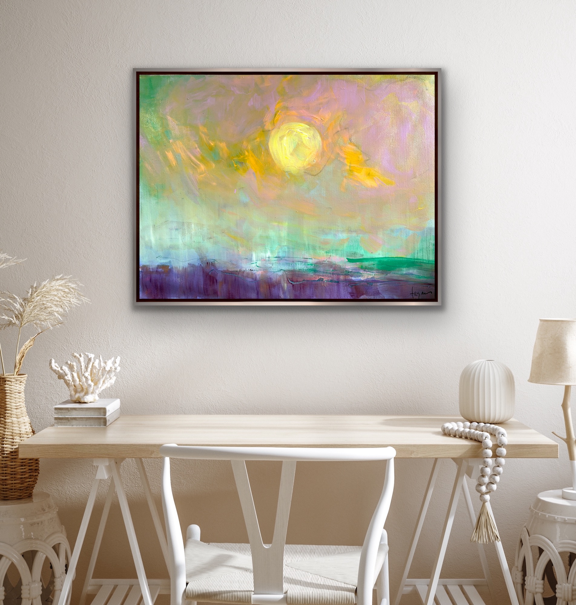 Sunrise Painting Fine art print