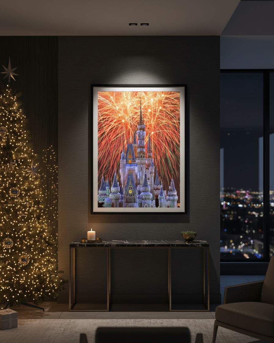 Disney Christmas Art by William Drew
