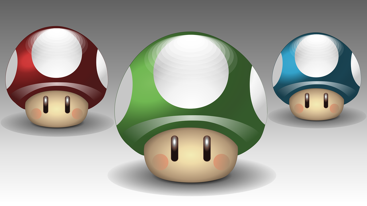 Super Mario Mushrooms