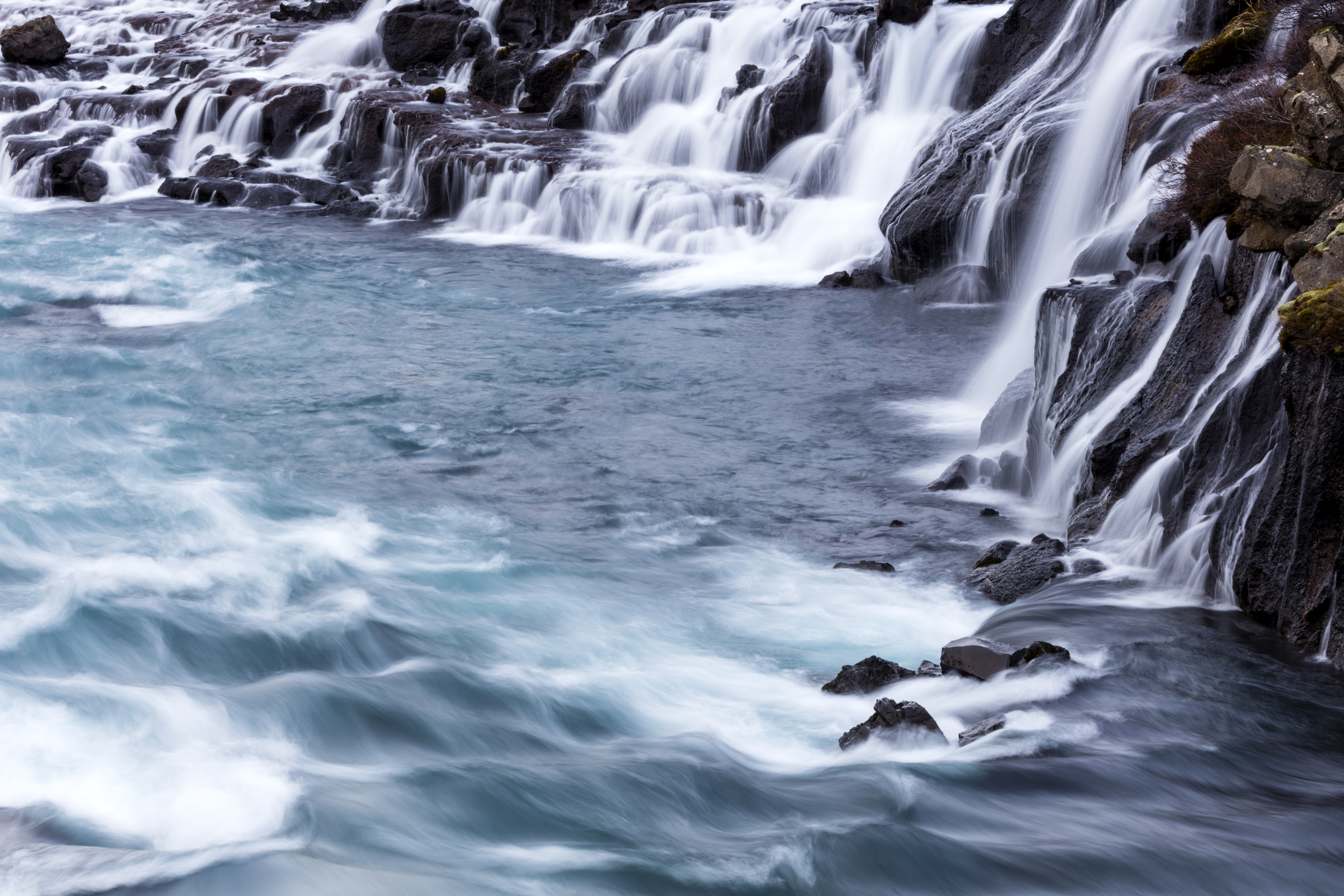 Icelandic Waterfall – Energy Spiral in Motion