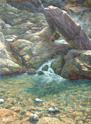 Pikes Falls, oil on canvas by William H. Hays